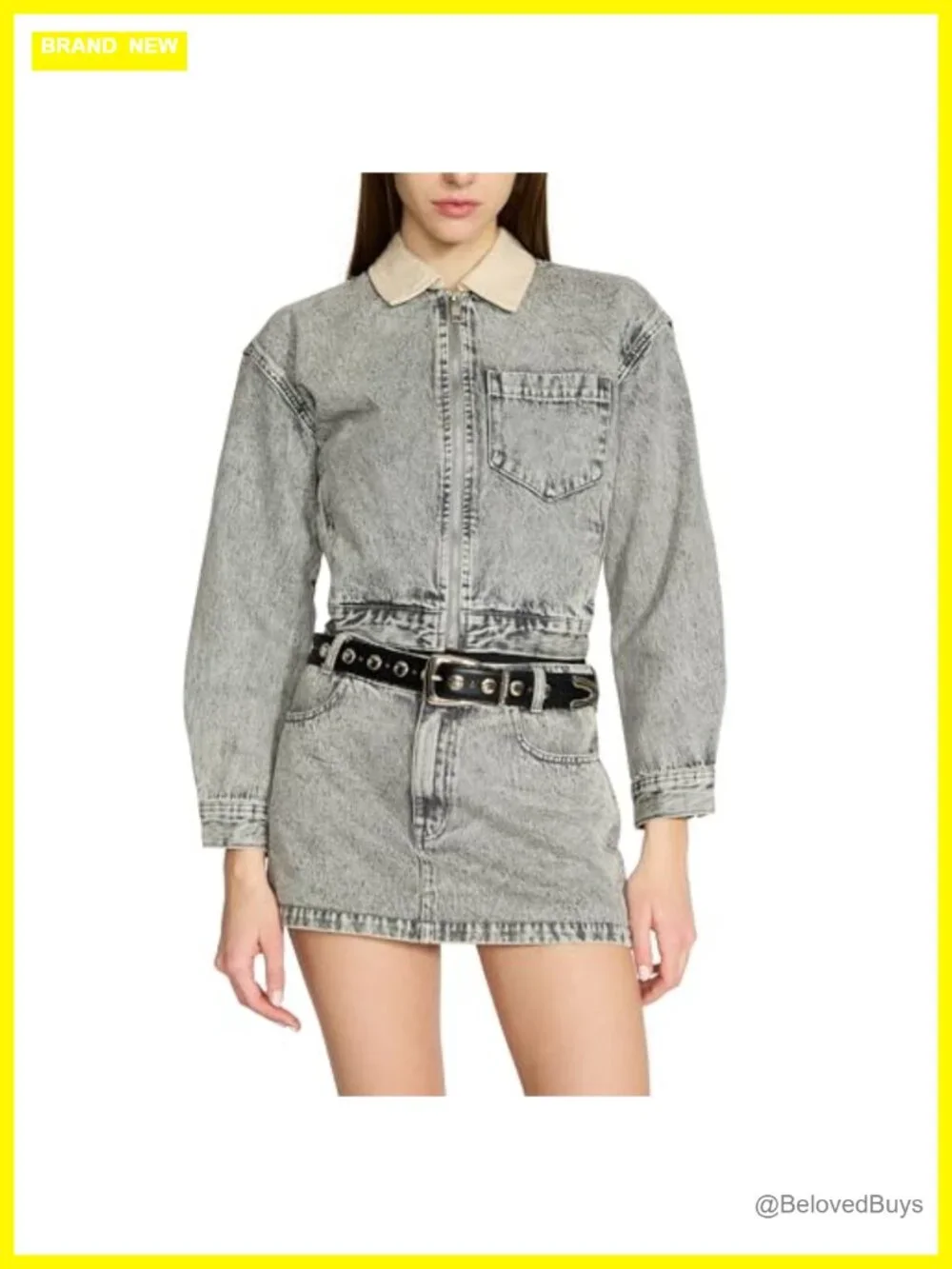 Faux Leather Studded Skinny Belt with Silver Buckle